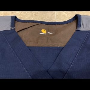 Men’s Carhartt Ripstop Scrub Top - Navy